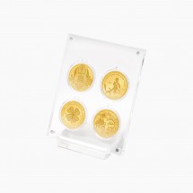 순금코인 4구 아크릴 스탠드