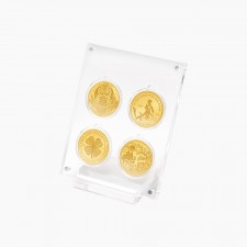 순금코인 4구 아크릴 스탠드