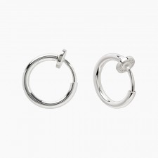 실버 파이프 스프링 귀찌