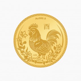 십이간지 순금코인 - 닭