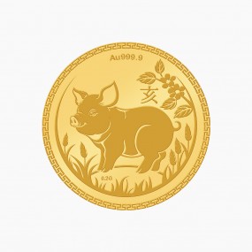 십이간지 순금코인 - 돼지