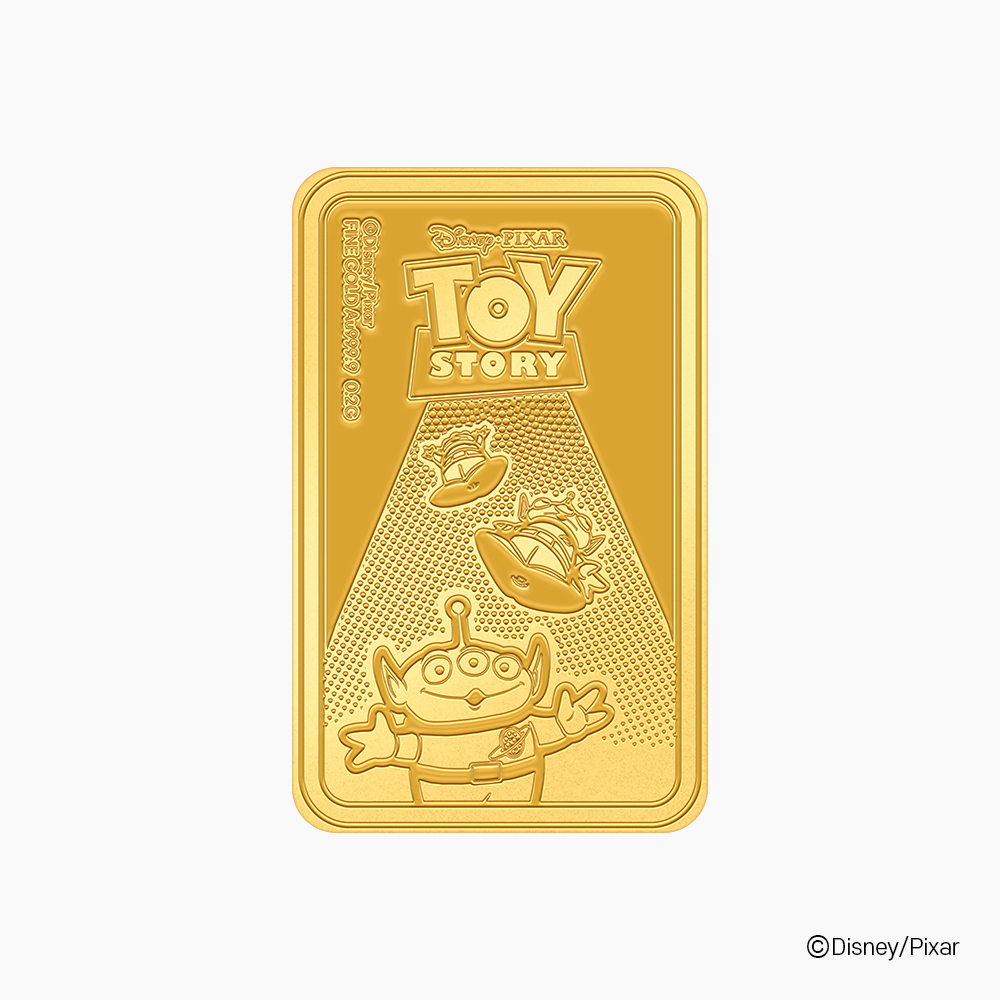 [디즈니] 24K 순금 골드바 - 알린 UFO