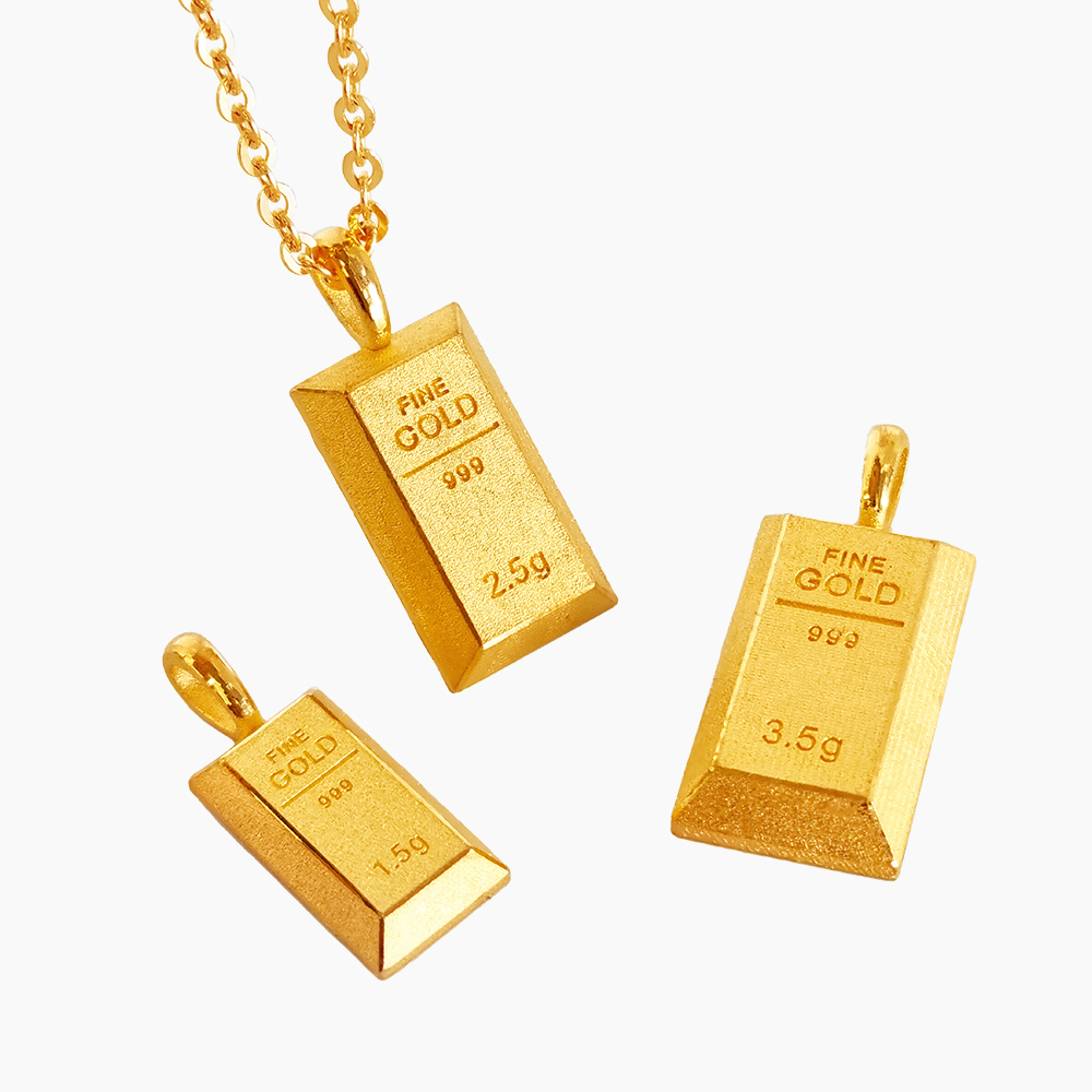 순금 골드바 펜던트