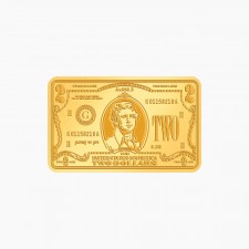 순금 2달러 골드바