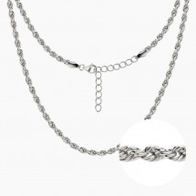 실버 50할로우로프 목걸이 (입고예정)