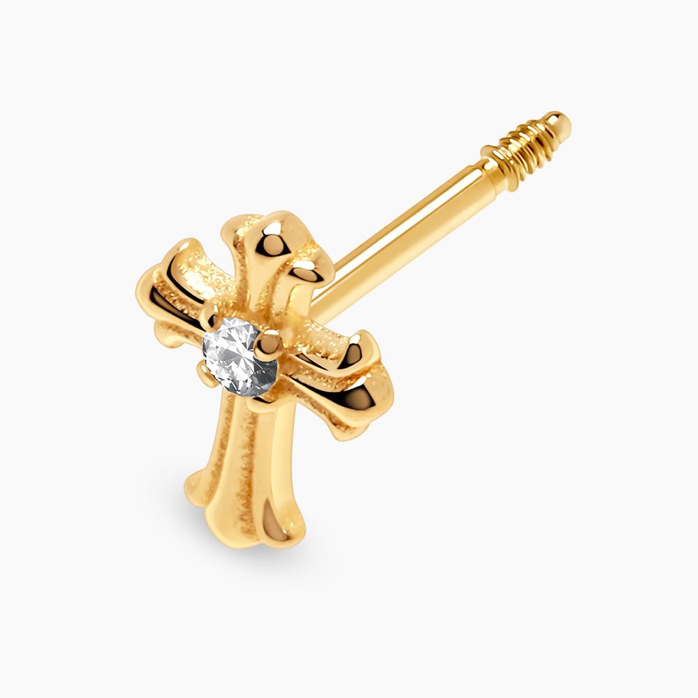 엔틱 십자가 피어싱