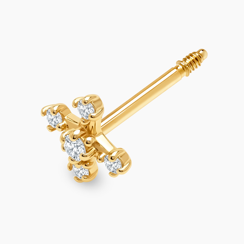 쁘띠 십자가 피어싱