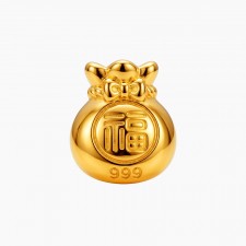 순금 복주머니 오브제 1g