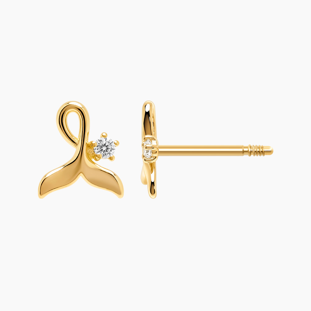 고래꼬리 큐빅 피어싱