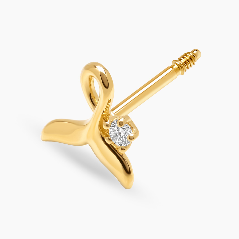 고래꼬리 큐빅 피어싱