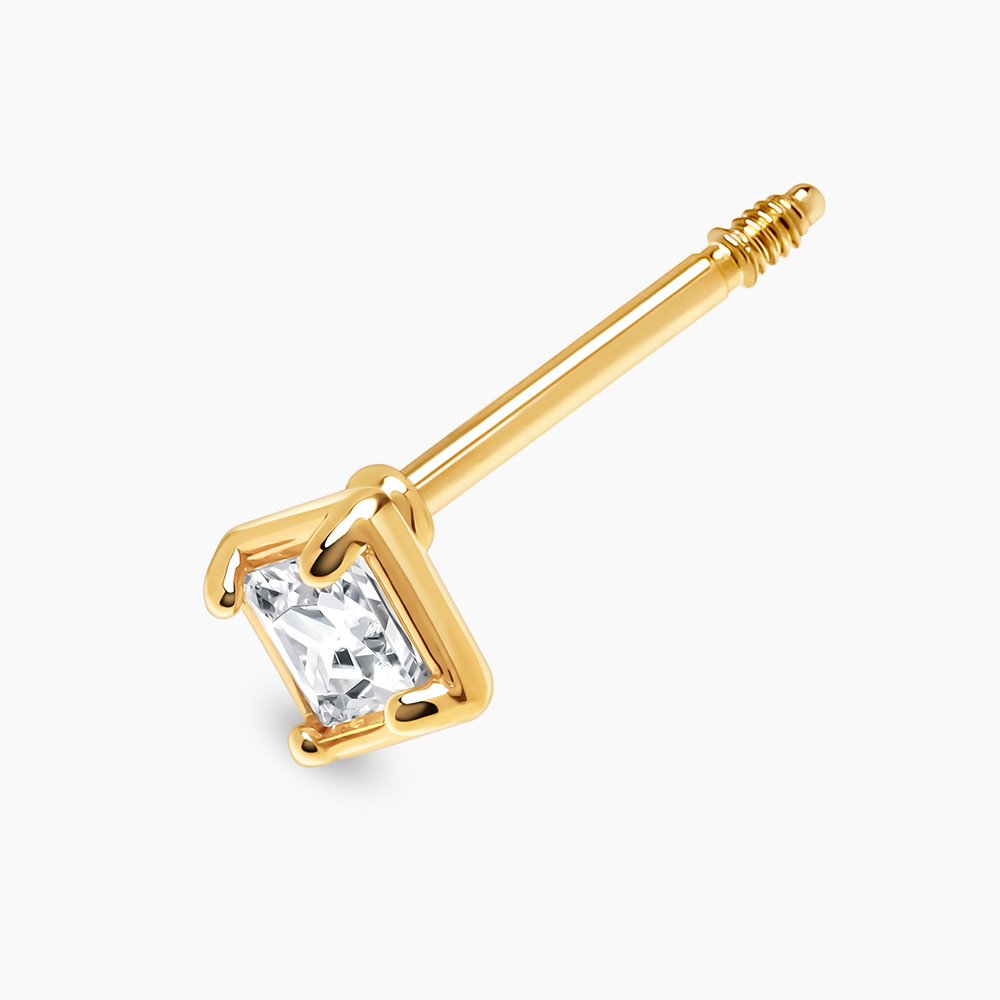 사각 테두리 피어싱