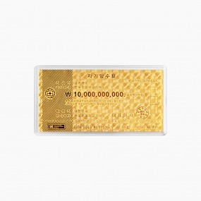 순금 백억 수표 골드바 1g